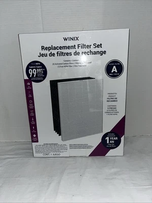 Juego de filtros de repuesto Winix filtro A 115115 4 filtros de carbono + 1 True Hepa nuevo Foto 1 de 3