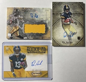 2014 Topps Inception DRI ARCHER Rookie Jersey Auto + 2014 Five Star RC Auto + ! - Picture 1 of 7