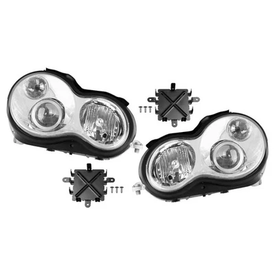 DEPO D2S Projector Headlight for 01-07 Mercedes-Benz C-Class W203 Sedan/Wagon - Image 1 of 4