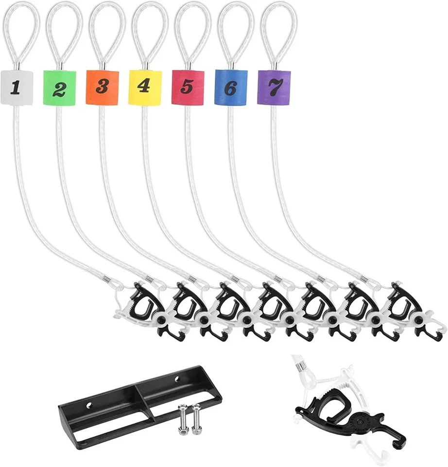 Fishing Culling System Puncture-Free Clips Floating Tags for Bass Tournament - Image 1 of 4