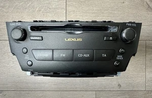 LEXUS IS250 F Sport RADIO AUDIO STEREO CD HEAD UNIT PLAYER 86120-53C20 - Picture 1 of 3