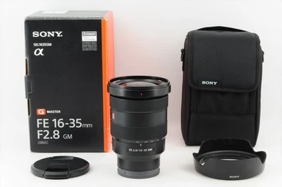 Sony 16-35mm F/2.8 GM Lens + Hood SEL1635GM Near Mint From Japan #24341E - Image 1 of 4
