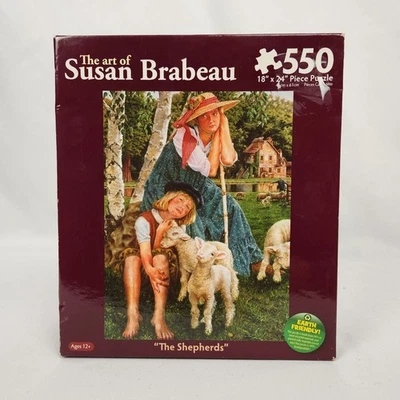 New Sealed 2015 The Art Of Susan Brabeau "The Shepherds" Puzzle 550 Pc 18x24 - Image 1 of 4