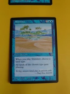 Shimmer. Enchantment   Mirage. Old Vintage.  Magic the Gathering Card. - Picture 1 of 4