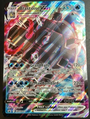 Blastoise VMAX SWSH103 Jumbo Card Holo - Image 1 of 2
