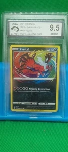 Yveltal Pokemon Shining Fates 2021 Amazing Rare 046/072 CGA 9.5 Gem Mint Graded  - Picture 1 of 6