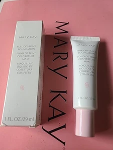 New In Box Mary Kay Full Coverage Foundation Bronze 607 Normal/Dry - Gray Cap - Picture 1 of 4