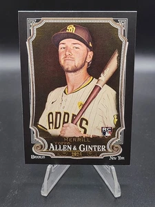 Jackson Merrill 2024 Topps Allen & Ginter X Black RC San Diego Padres - Picture 1 of 2