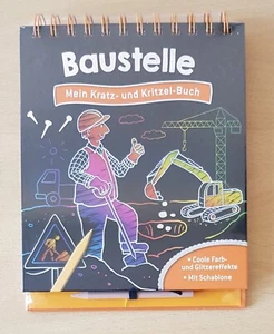 Baustelle - "Mein Kratz- und Kritzel-Buch" - Bild 1 von 3