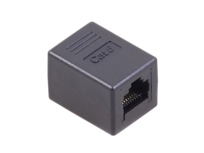 Conector para Empalmar 2 Cables Ethernet RJ45 Categoría 6 Redes hasta 1000 Mbit - Imagen 1 de 4