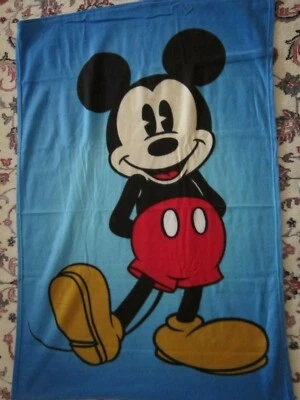 Disney Mickey Mouse Fleece  Baby Blanket multi color 48X32 New - Image 1 of 4