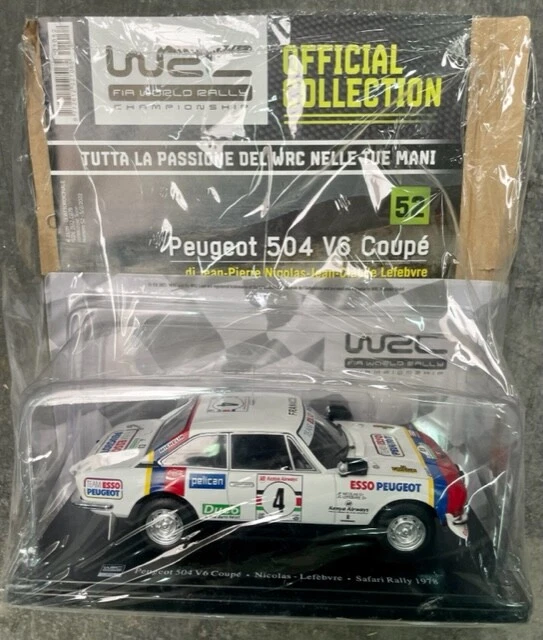 PEUGEOT 504 V6 COUPÈ Safari Rally 1978 WRC N.52 scala 1:24 - Immagine 1 di 1