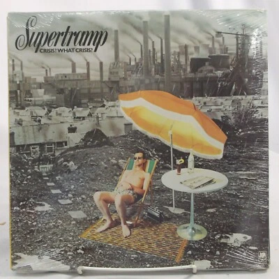 Supertramp LP VInyl Crisis? What Crisis? 1975 A&M Records ‎SP-4560 Sealed - Image 1 of 4