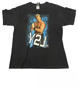 Camiseta de lucha libre Y2J Chris Jericho WWE 2007 negra de doble cara talla para hombre pequeña” - Imagen 1 de 8