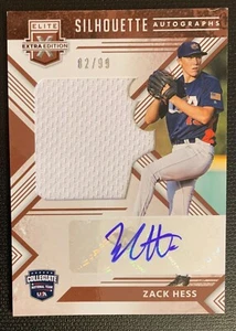 2018 Panini Extra Edition - Autograph & Relic Card - Zack Hess - 82/99 - Picture 1 of 2