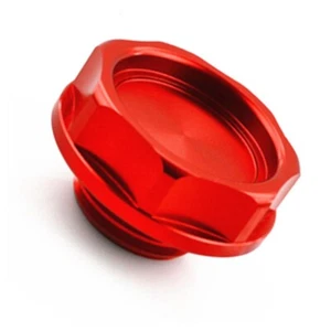Kit de cubierta de relleno de aceite de motor de carreras de aluminio rojo para la mayoría de los autos Honda - Imagen 1 de 3