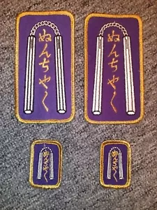 Nunchaku patches, two large and two small - Picture 1 of 1