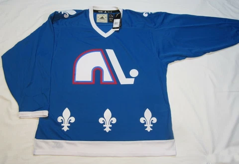 Quebec Nordiques size 50 fits like a 52  Adidas TEAM CLASSICS NHL Hockey Jersey Cover