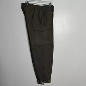 Vintage Germany Army Cargo Pants Mens Heavy Wool 36 / 30 (LNWOT) - Picture 1 of 7