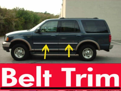 Kit de molduras laterales de carrocería cromadas para Ford EXPEDITION 1997 98 99 00 2001 2002** Foto 1 de 4