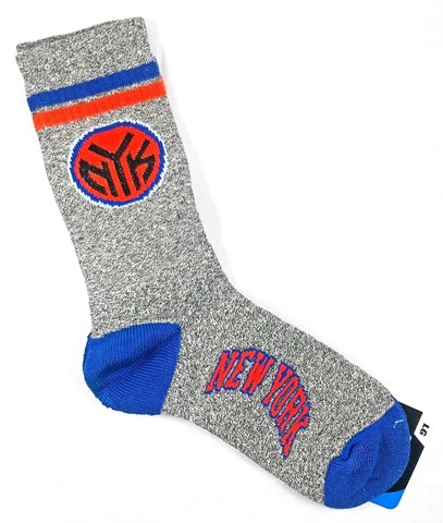 New York Knicks Socks NBA Basketball Sports New Size Large 10-13 NYK Cover