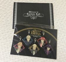 NEW Rare Dance with Devils Fastener Charm Set of 5 & Card Limited Official Japan