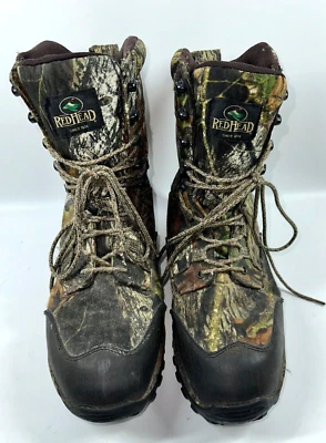 RedHead Camo Thinsulate 800 Lace Up Hunting Boots Men Size 13 W #520-41405 - Image 1 of 4