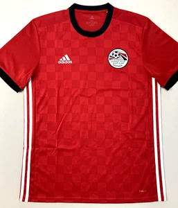 Adidas EGYPT 2018/19 M Home Football Shirt Soccer Jersey Pharaohs Top Camiseta - Picture 1 of 11