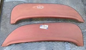 1956 PLYMOUTH = PWS-56 FOXCRAFT NOS REAR QUARTER FENDER SKIRTS L & R - Foto 1 di 15