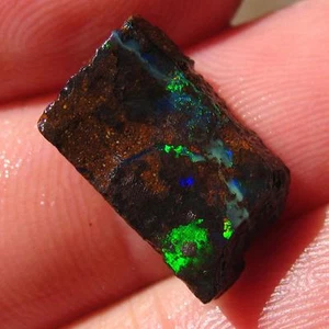 Rough Boulder Opal 8,90 kt 100 % australischer natürlicher roher Opal von QLD N1960 - Bild 1 von 1