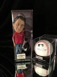 ARIZONA AZ DIAMONDBACKS TONY LARUSSA Sorteo Bobblehead Firmado Béisbol Automático - Imagen 1 de 5