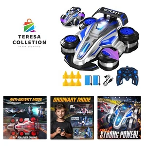 1:14 Remote Control Roll Stunt Car for Boys 360°Rotating 4WD RC Cars with Lig... - Picture 1 of 9