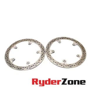 2020 - 2023 BMW S1000RR FRONT BRAKE ROTORS DISC SILVER *WARPED / NEEDS REPAIR* - Picture 1 of 19