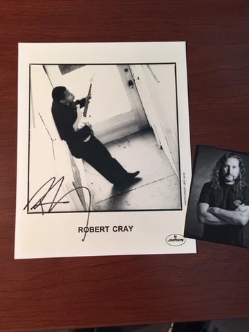 ROBERT CRAY SIGNED JEFF KATZ PHOTO, AMERICAN BLUES GUITARIST AND SINGER Cover