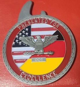 603D AOC Commander's Bottle Opener Challenge Coin - Picture 1 of 2