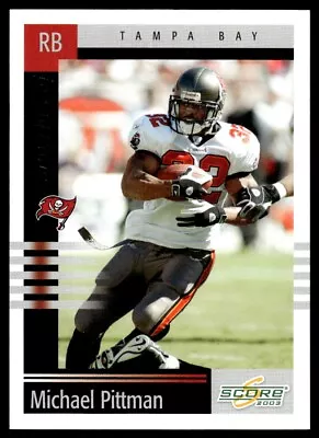 2003 Score Michael Pittman /500 Tampa Bay Buccaneers #264 - Image 1 of 2