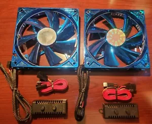 Enermax Apollish Vegas 12cm 120mm Blue Fans - Sold Each - Picture 1 of 1