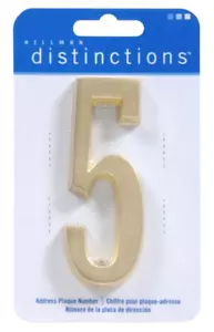 Hillman Distinctions Adresse Plakette #5 - Brandneu im Paket - 4" hoch - Bild 1 von 2