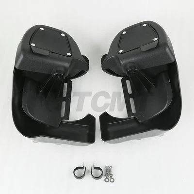 Lower Vented Leg Fairings Cap Glove Box Fit For Harley Touring FLHR 1983-2013 12 - Image 1 of 4