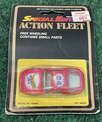 Edición Especial Action Fleet Nº:4800 Raro Rosa Porsche Flystone 34 Escala 1:64 Foto 1 de 4