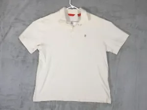 Camisa Polo Izod Para Hombre Grande Manga Corta Algodón Blanco Sólido Informal - Imagen 1 de 8