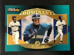 KEN GRIFFEY JR. 1997 UD Collector's Choice CLEARLY DOMINANT Jumbo Card #CD5 - Picture 1 of 2
