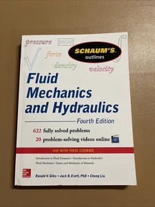Schaum's Outline of Fluid Mechanics and Hydraulics, 4th Edition (Paperback or So - Bild 1 von 9