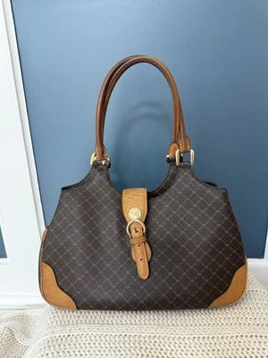 Rioni ITALIA  Luxury Brown Leather Satchel Handbag - Image 1 of 4