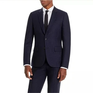 Paul Smith Herren Marine Wolle Soho Grafik Krepp Extra Slim Fit Blazer Größe 40R - Bild 1 von 8