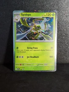Spidops SVP EN 009 Holo Black Star Promo Scarlet Violet Pokemon #D - Picture 1 of 1