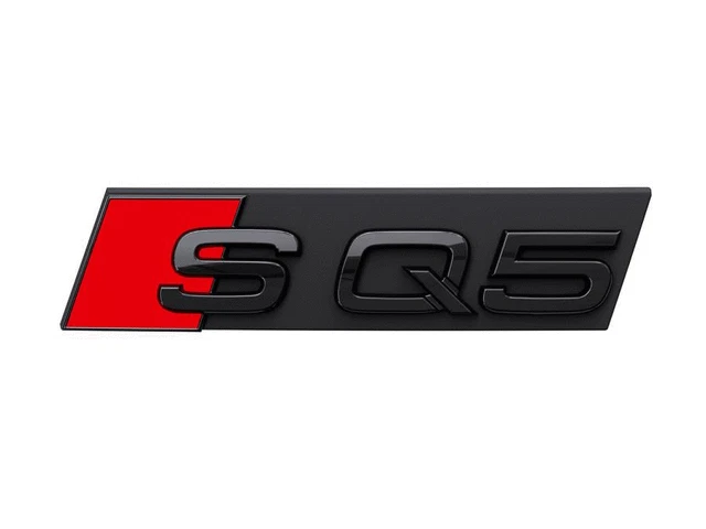 Genuine Audi Black SQ5 Emblem - Front 80A-071-805 Foto 1 de 1