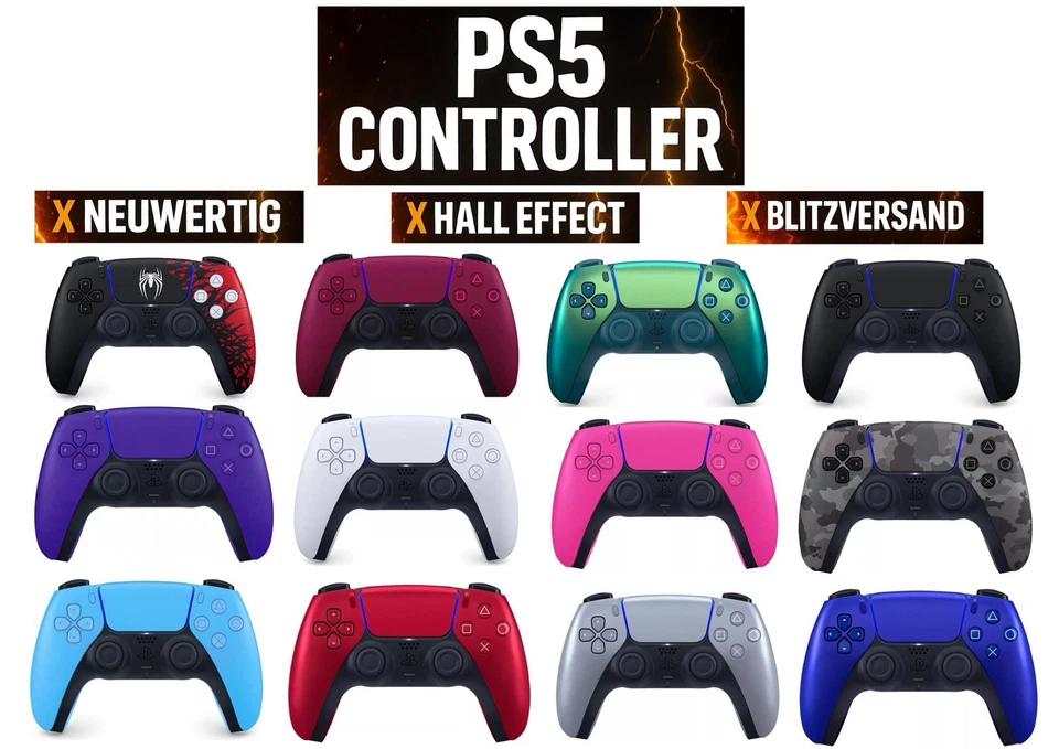 PlayStation 5 PS5 ORIGINAL DualSense Controller | Hall Effect | Neuwertig - Bild 1 von 1