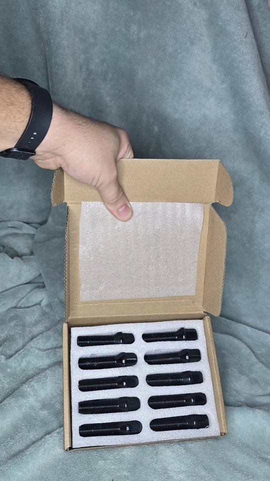 Juego de 10 tuercas hexagonales de 17 mm 14x1,25 para BMW 335i 535i 528i Mini Cooper X5 X6 M3 M4 Foto 1 de 2