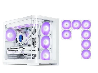 SAMA V60 PC Case, Mid-Tower Computer Case, A Curved Tempered Glass, 7 - Image 1 of 4